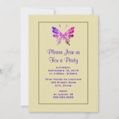  Multicolore Fancy Butterfly Generische Partij Kaart (Voorkant)