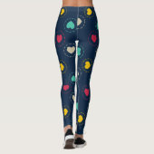 Multicolore harten leggings (Achterkant)