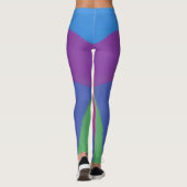 Multicolore leggings (Achterkant)