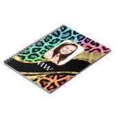 Multicolore luipaard notitieboek (Linkerzijde)