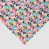 Multicolore luipaard tissuepapier (Detail)