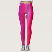 Multicolored abstract linear print leggings (Voorkant)