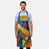 Multicolored abstract painting schort (Gedragen)