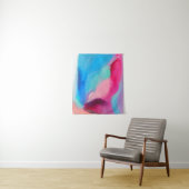 Multicolored abstract painting wandkleed (In situ)