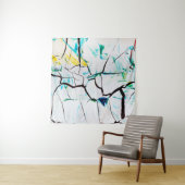MULTICOLORED ABSTRACT PAINTING WANDKLEED (In situ)