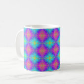 Multicolored Abstracte gepatterde Mok (Voorkant links)