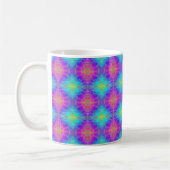 Multicolored Abstracte gepatterde Mok (Links)
