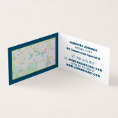 Multicolored Abstracte verf, artistieke tentoonste Visitekaartje (Binnen)