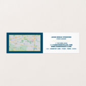 Multicolored Abstracte verf, kunststofvoorraad Visitekaartje (Binnenkant ongevouwen)