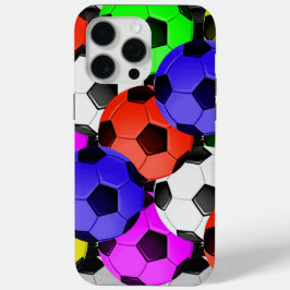 Multicolored American Soccer of Football iPhone 15 Pro Max Hoesje