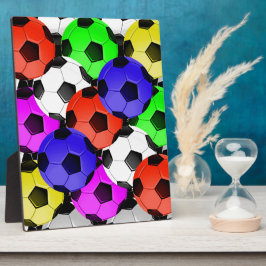 Multicolored American Soccer of Football Fotoplaat