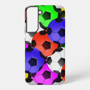 Multicolored American Soccer of Football Samsung Galaxy Hoesje