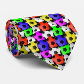 Multicolored American Soccer of Football Stropdas (Opgerold)