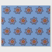 Multicolored Australia aboriginal art Cadeaupapier (Vlak)