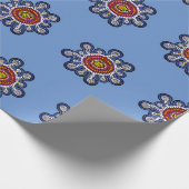 Multicolored Australia aboriginal art Cadeaupapier (Hoek)