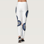 Multicolored Australia aboriginal art Leggings (Achterkant)