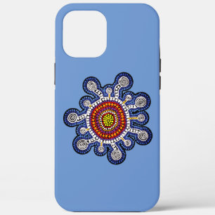 Multicolored Australië aboriginal art (alle telefo Case-Mate iPhone Case
