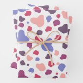 Multicolored Blob Pattern Inpakpapier Vel (In situ)