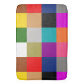 Multicolored Bold Color Blocks Design  Badmat (Voorkant Verticaal)