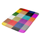 Multicolored Bold Color Blocks Design  Badmat