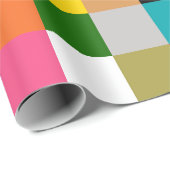 Multicolored Bold Color Blocks Design  Cadeaupapier (Rol Hoek)