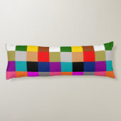 Multicolored Bold Color Blocks Design  Lichaamskussen (Achterkant)