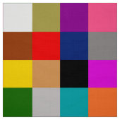 Multicolored Bold Color Blocks Design  Stof (Swatch)