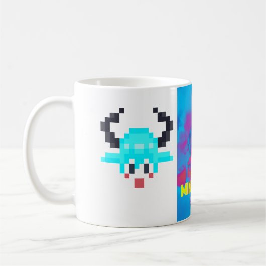 multicolored bull koffiemok (Links)