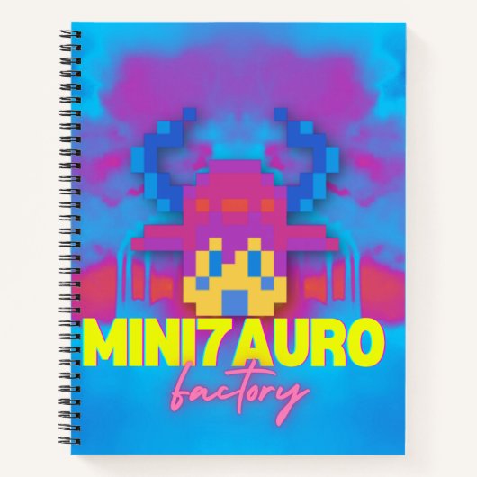 multicolored bull notitieboek (Voorkant)