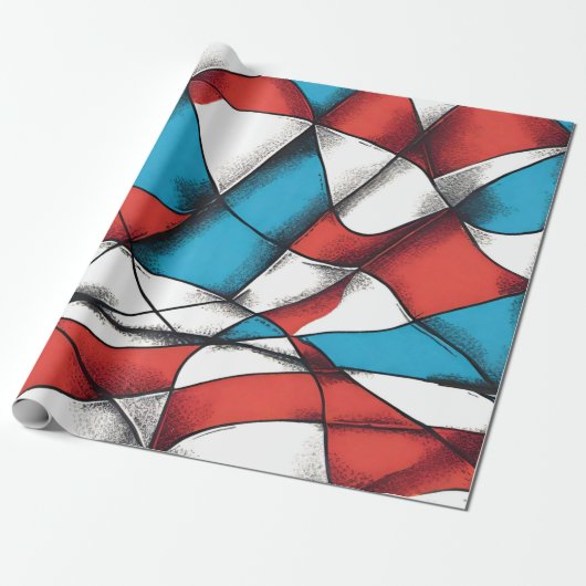 MULTICOLORED CADEAUPAPIER (Uitgerold)