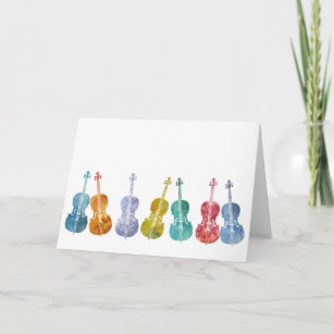 Multicolored Cello's Kaart