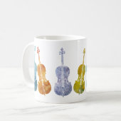 Multicolored Cellos Koffiemok (Voorkant links)