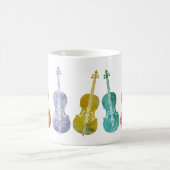 Multicolored Cellos Koffiemok (Center)