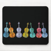 Multicolored Cellos Muismat (Voorkant)