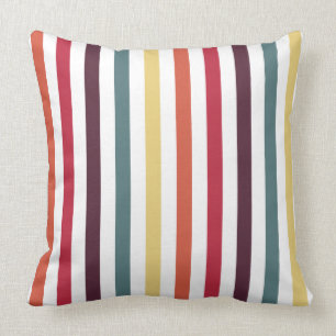 Multicolored Chic-strips Kussen