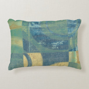 Multicolored Circles & Panels Accent Kussen