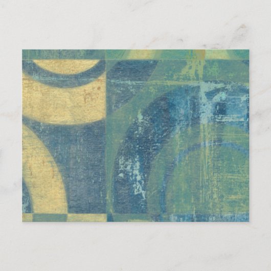 Multicolored Circles & Panels Briefkaart (Voorkant)