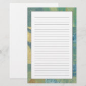 Multicolored Circles & Panels Briefpapier (Voorkant / Achterkant)