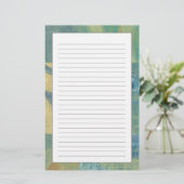 Multicolored Circles & Panels Briefpapier (Staand voorkant)