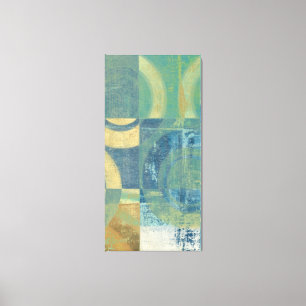 Multicolored Circles & Panels Canvas Afdruk