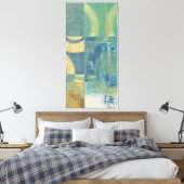 Multicolored Circles & Panels Canvas Afdruk (Insitu (Slaapkamer))