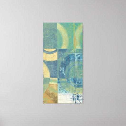 Multicolored Circles & Panels Canvas Afdruk (Voorkant)