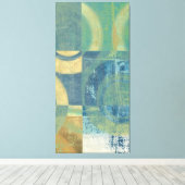 Multicolored Circles & Panels Canvas Afdruk (Insitu (Houten vloer))