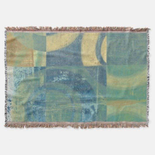 Multicolored Circles & Panels Deken (Voorkant)