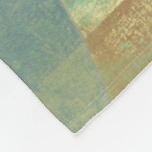 Multicolored Circles & Panels Fleece Deken (Hoek)