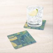 Multicolored Circles & Panels Kartonnen Onderzetters (Insitu)