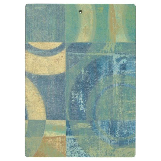 Multicolored Circles & Panels Klembord (Achterkant)