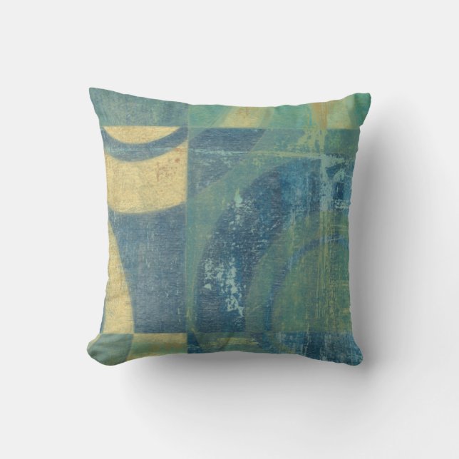 Multicolored Circles & Panels Kussen (Voorkant)