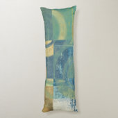 Multicolored Circles & Panels Lichaamskussen (Achterkant (Verticaal))