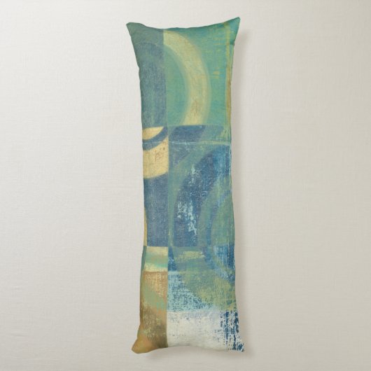 Multicolored Circles & Panels Lichaamskussen (Achterkant (Verticaal))